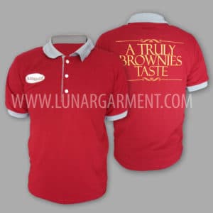 Hasil Produksi Dan Desain Poloshirt Lacoste Amanda Brownies