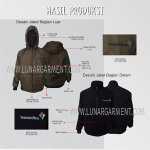 Hasil Produksi Taslan Milky+Dryfit dari Permata Bankk