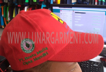 Hasil Produksi Topi Bahan Rapel APBN-PAL (Samping)