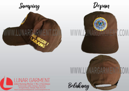 Hasil Produksi Topi SMK NEGERI 1 LABANG
