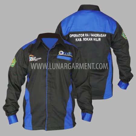 Hasil Produksi Dan Desain Kemeja Nagata Drill Emis