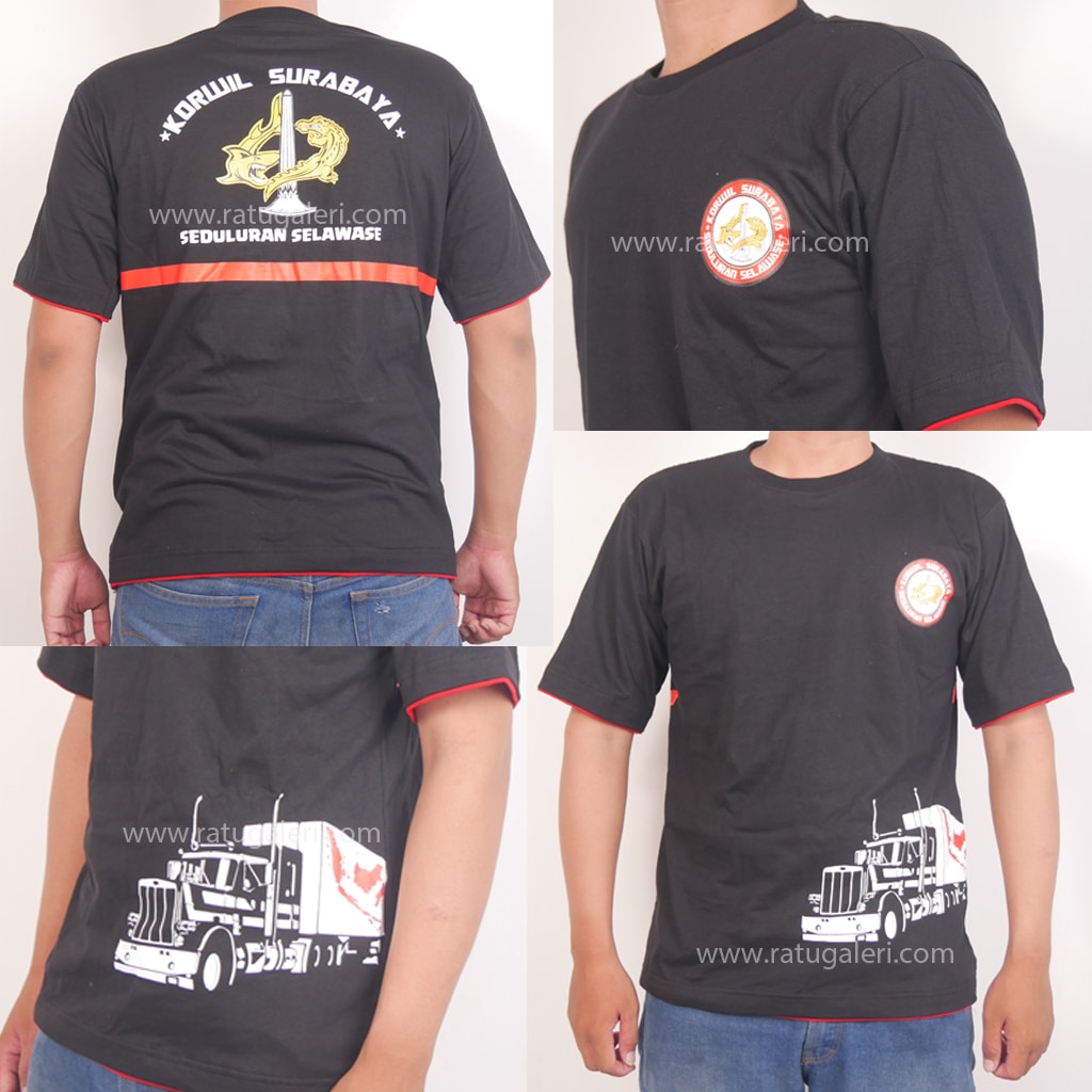 Hasil Desain dan Produksi Kaos Combad Korwil Surabaya Hasil Desain dan Produksi Kaos Combad Korwil Surabaya