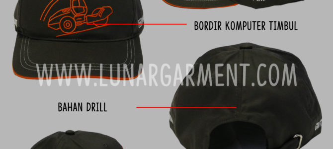 Hasil Produksi Dan Desain Topi Bahan Drill PT HAMM Hasil Produksi Dan Desain Topi Bahan Drill PT HAMM