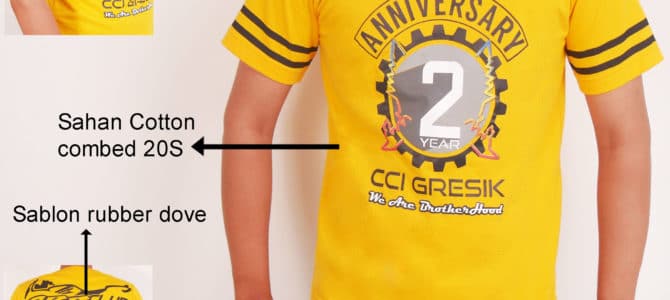 Hasil Produksi Dan Desain Kaos Katun Combad Anniversary CBR Club Gresik Hasil Produksi Dan Desain Kaos Katun Combad Anniversary CBR Club Gresik