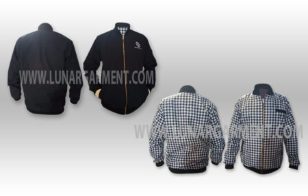 Hasil Produksi Jaket Goretex+Kain Kotak Kotak dari Gojek Galaxy