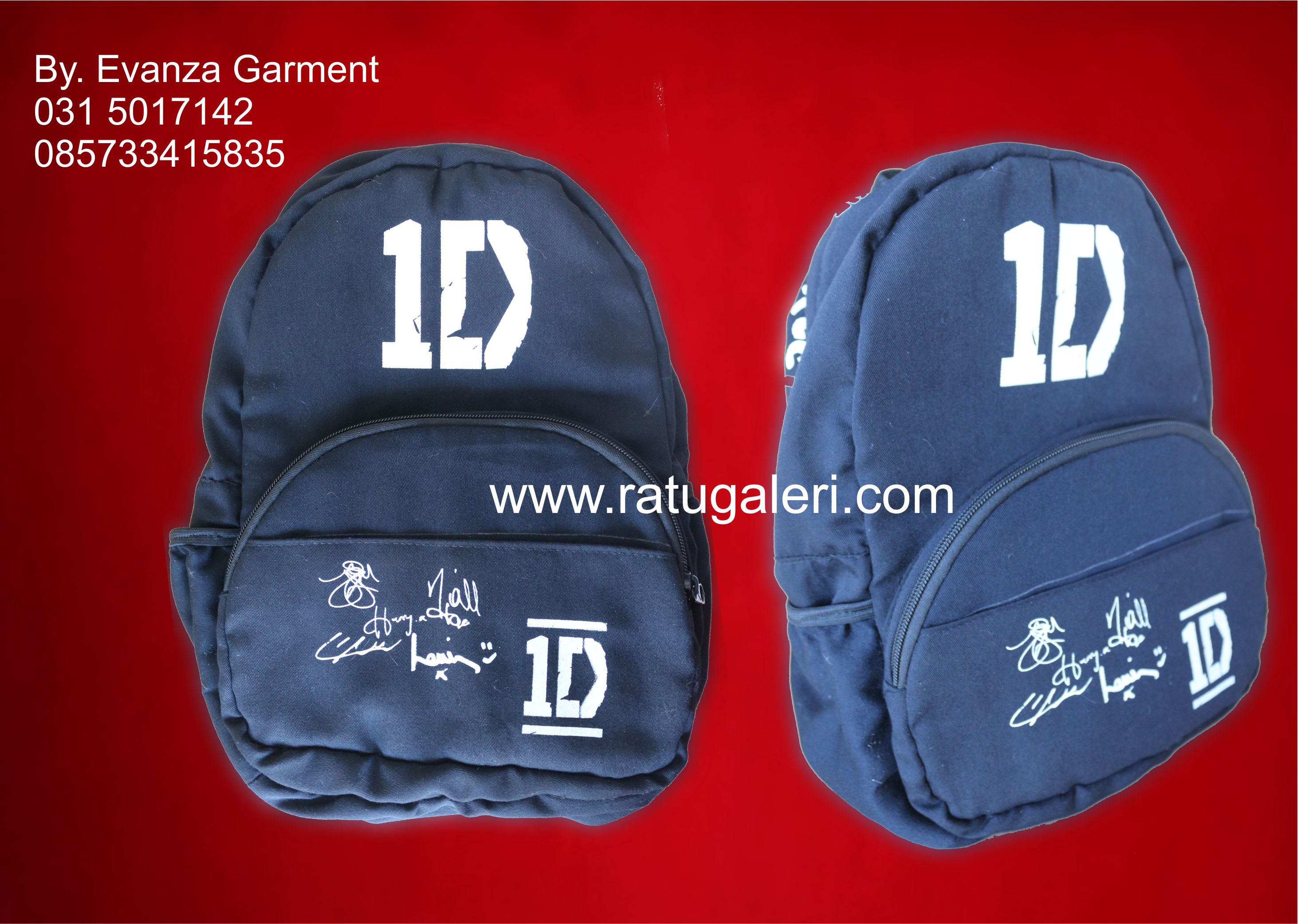 Contoh Desain Konveksi Tas Punggung Drill One Direction Contoh Desain Konveksi Tas Punggung Drill One Direction