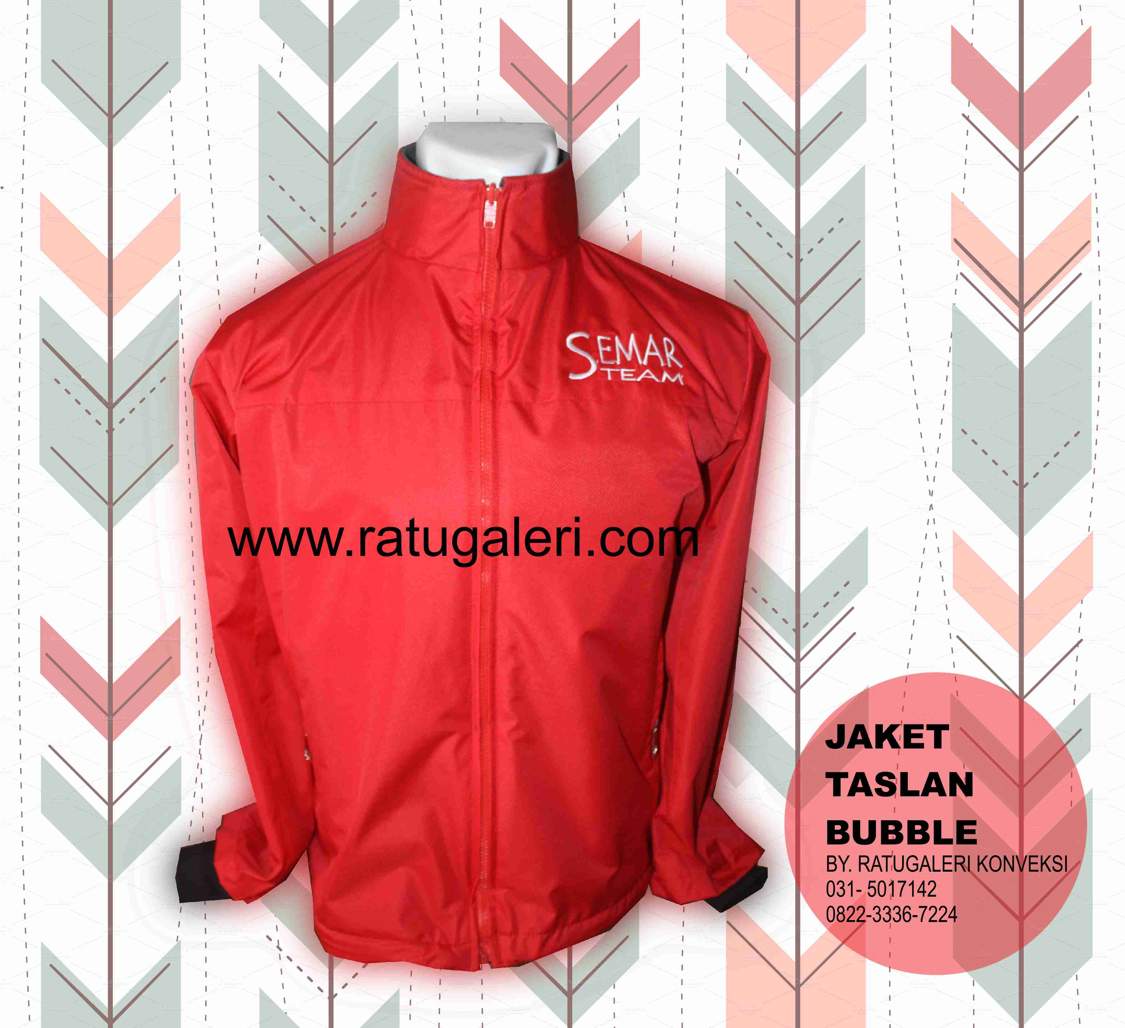 Contoh Desain Jaket Taslan SEMAR TEAM Lunar Garment