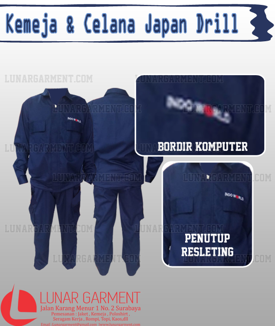 Seragam Cattlepack PT Indoworld Lunar Garment Indonesia