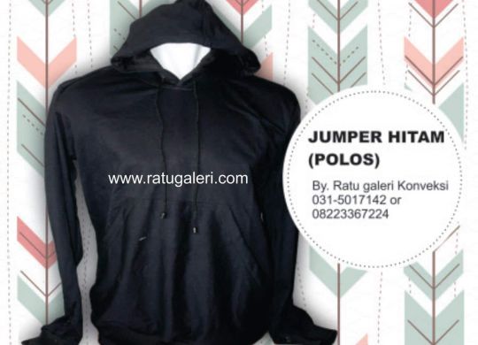 Gambar Desain Jaket Hitam Polos  Doni Gambar